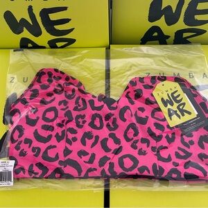 Zumba Sizzlin leopard print Bra